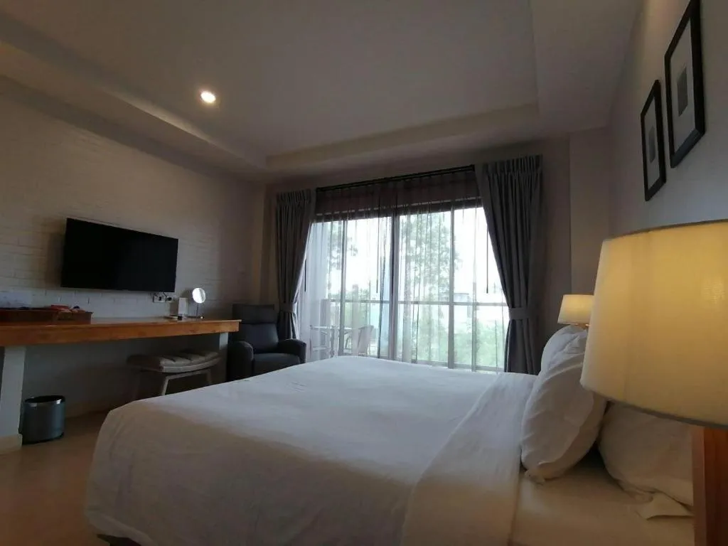 Bed in Villa Gris Pranburi