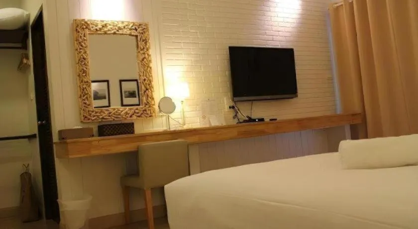 Bed in Villa Gris Pranburi
