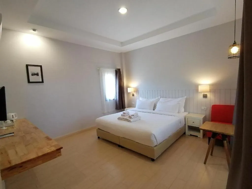 Bed in Villa Gris Pranburi
