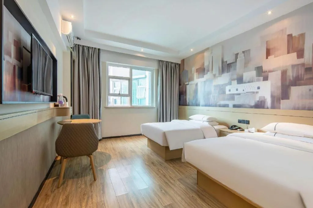 Bed in City Comfort Inn Nanning Railway Station Guangxi University