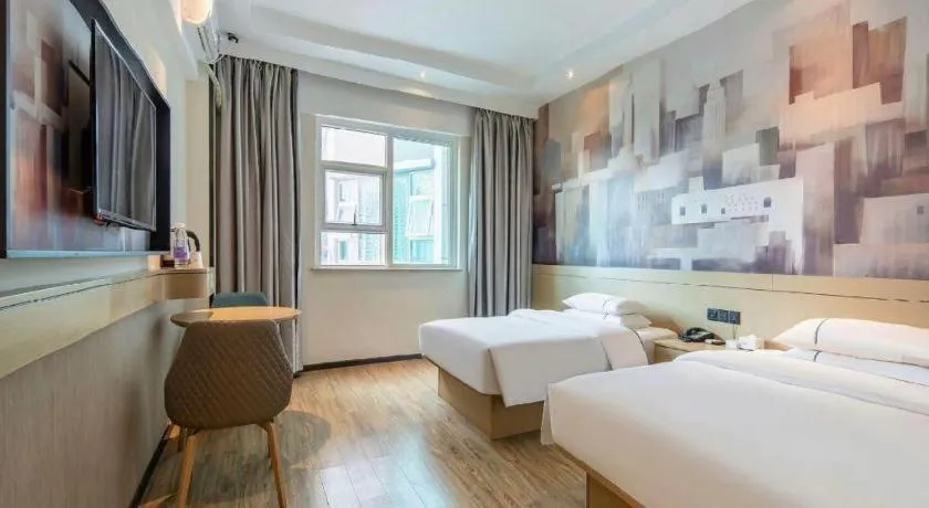 Bed in City Comfort Inn Nanning Railway Station Guangxi University