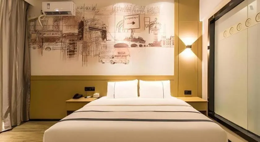 Bed in City Comfort Inn Nanning Railway Station Guangxi University