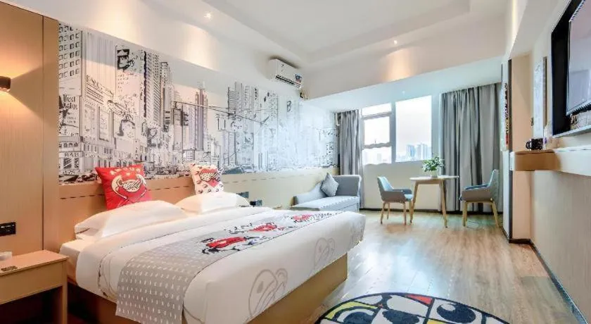 Bed in City Comfort Inn Nanning Railway Station Guangxi University