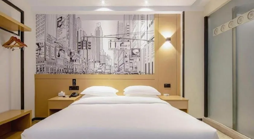 Bed in City Comfort Inn Nanning Railway Station Guangxi University