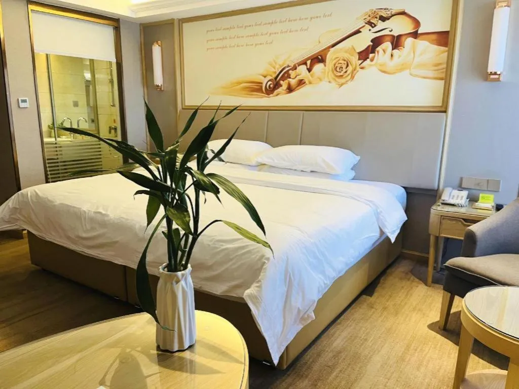 Bed in Vienna Hotel Yunnan Chunrong Street Qicai Yunan