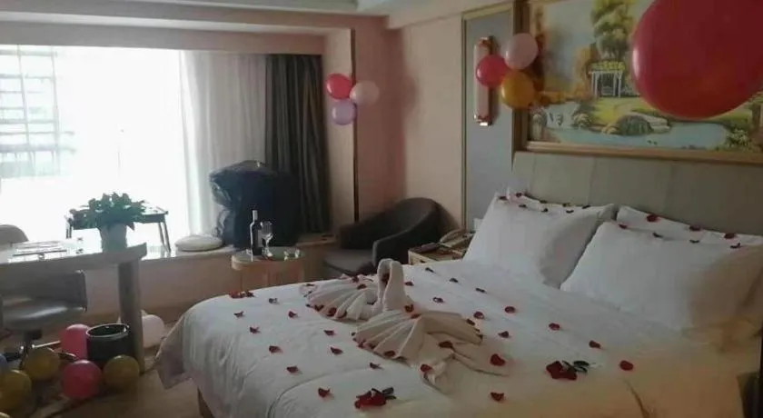 Bed in Vienna Hotel Yunnan Chunrong Street Qicai Yunan