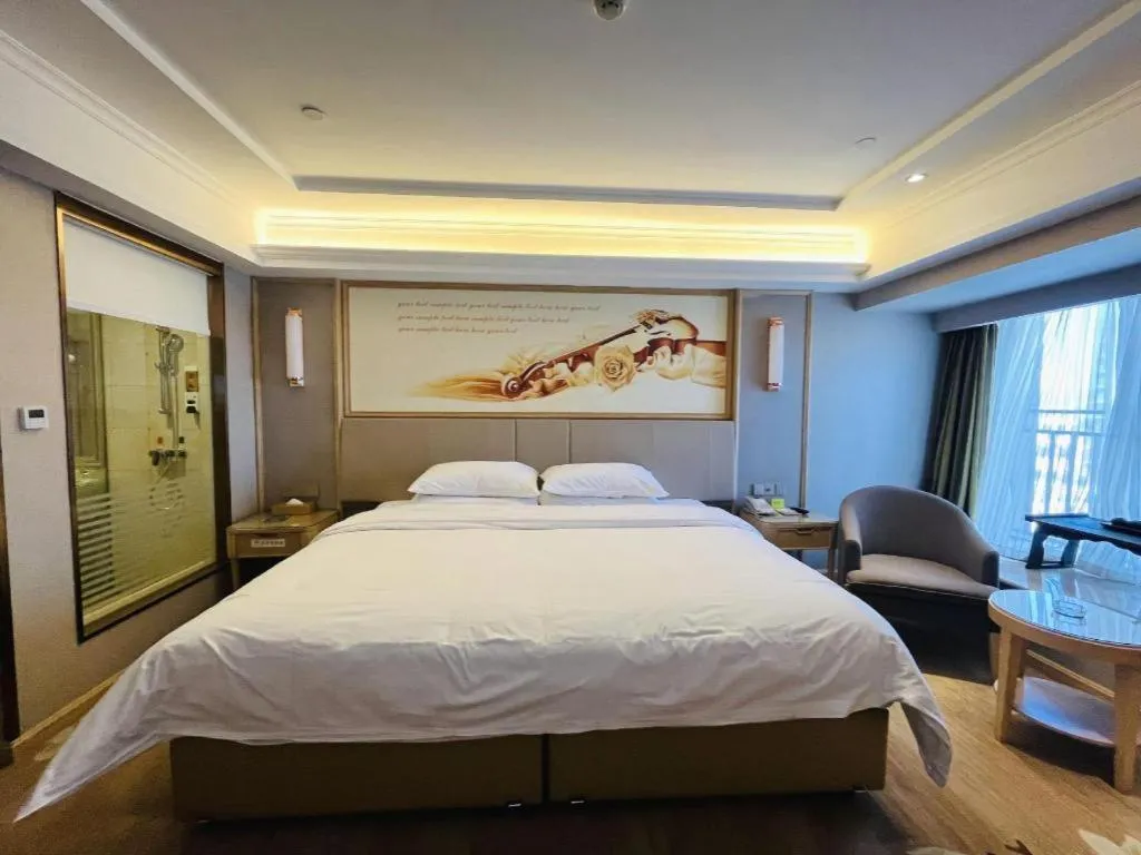 Bed in Vienna Hotel Yunnan Chunrong Street Qicai Yunan