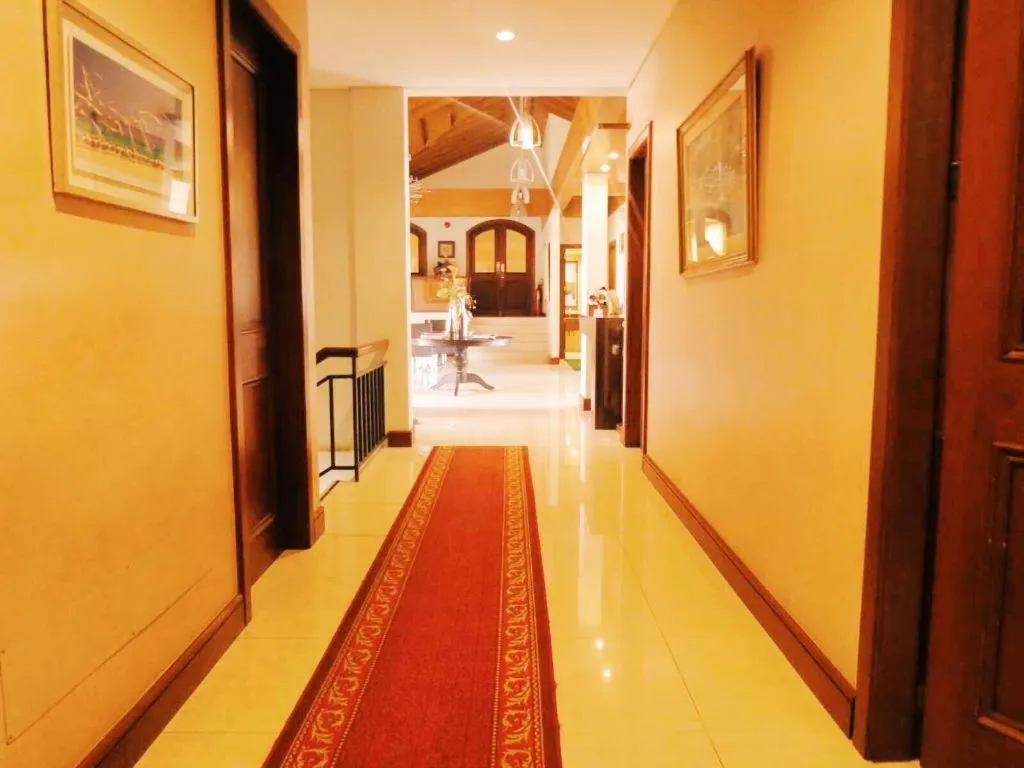 Bed in Country Chateau Hotel