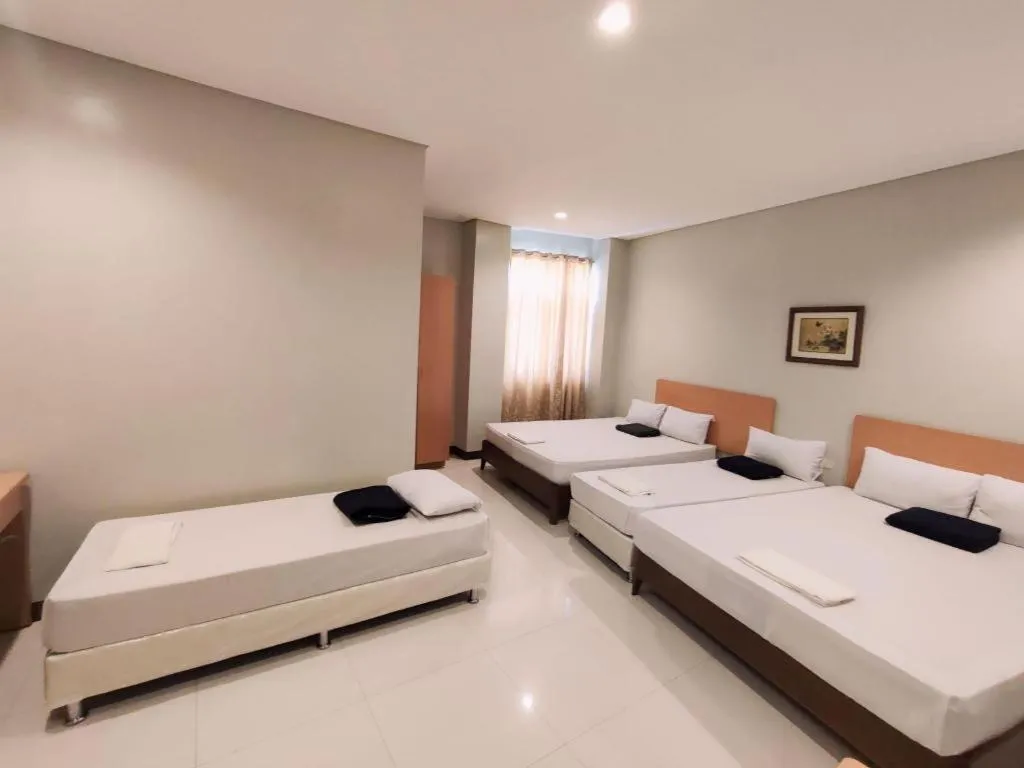 Bed in Country Chateau Hotel