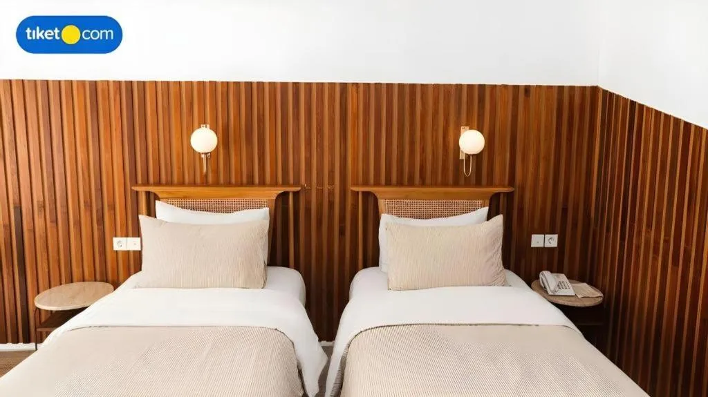 Bed in Blackbird Hotel Bandung