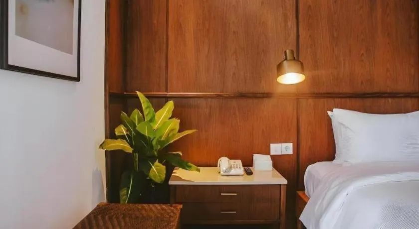 Bed in Blackbird Hotel Bandung