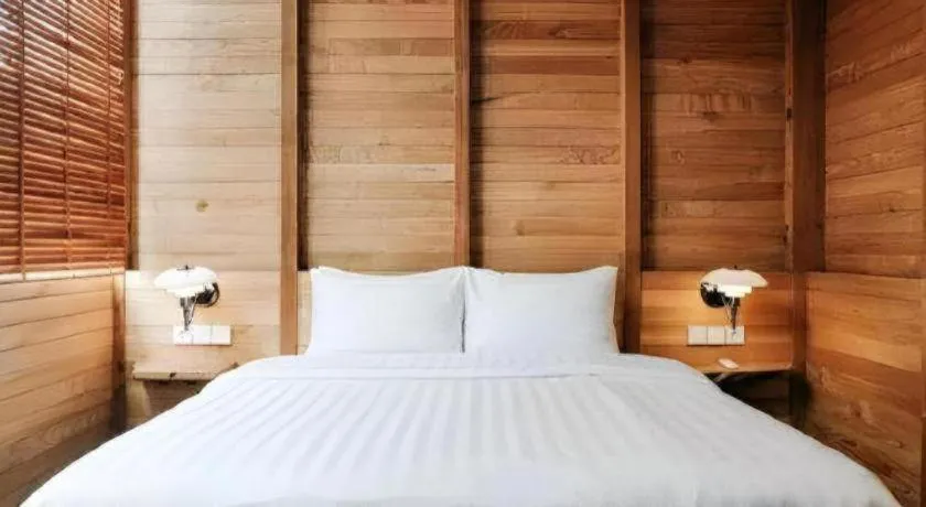 Bed in Blackbird Hotel Bandung
