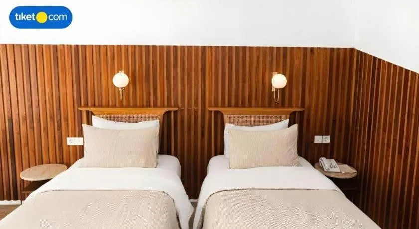 Bed in Blackbird Hotel Bandung