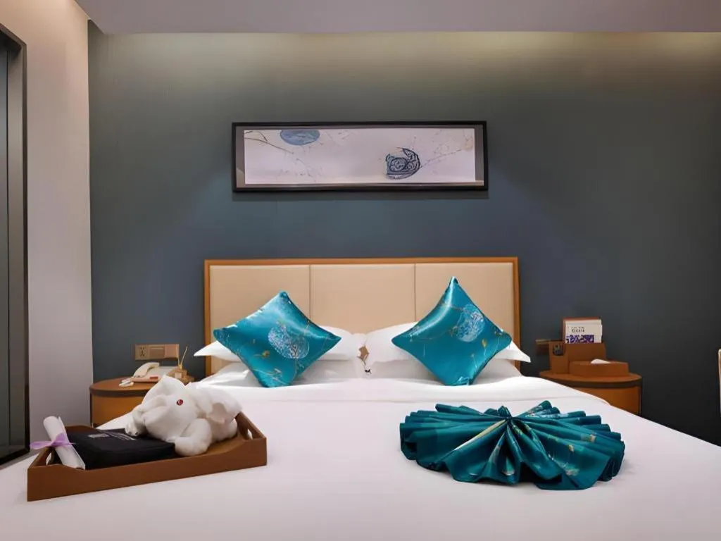 Bed in Fliport Garden Hotel Nanjing