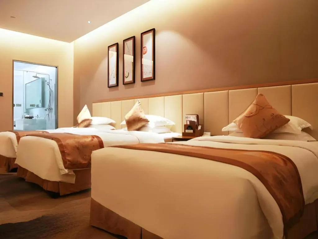 Bed in Fliport Garden Hotel Nanjing