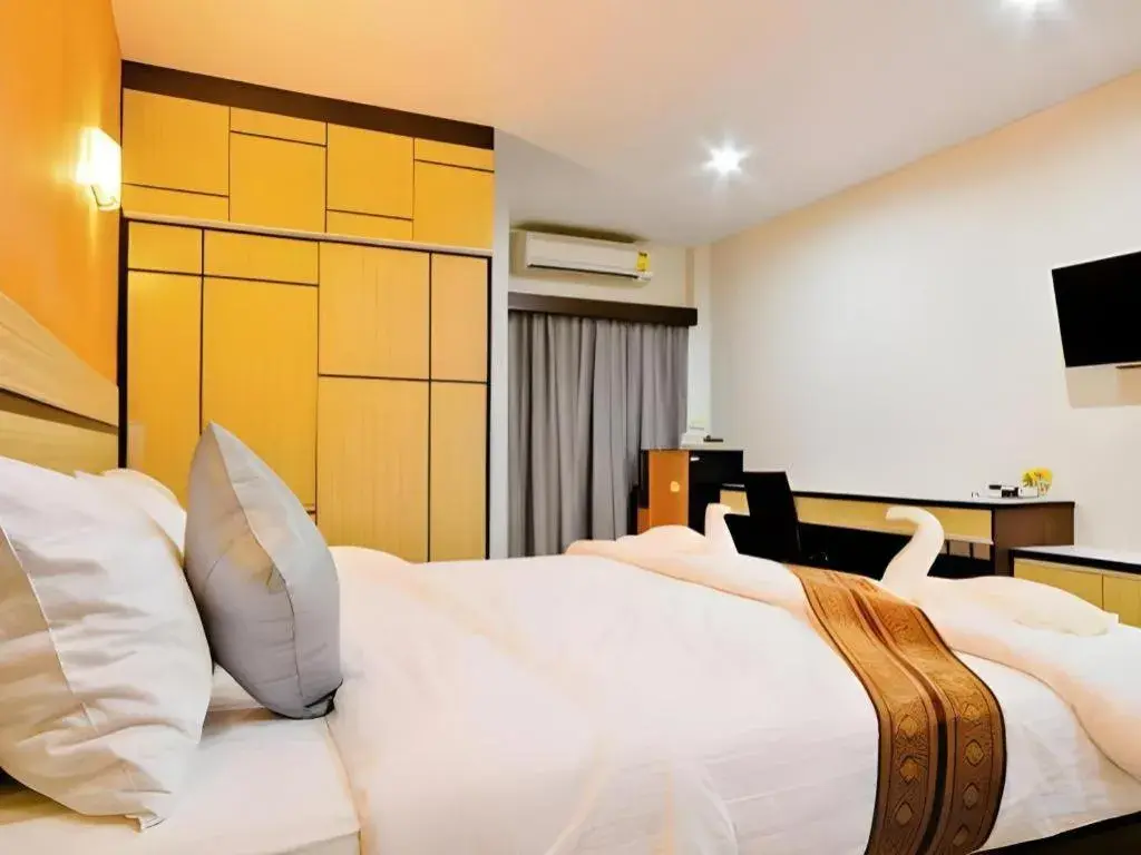 Bed in U-Sabai Park Resort Bed in U-Sabai Park Resort