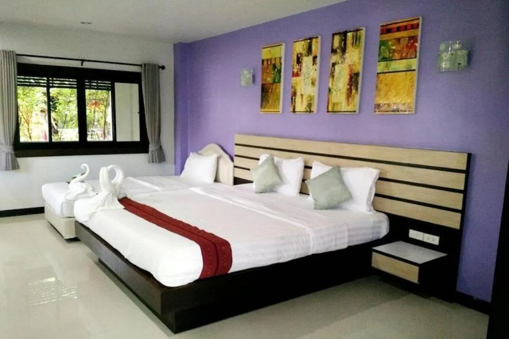 Bed in U-Sabai Park Resort