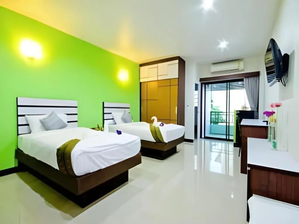 Bed in U-Sabai Park Resort