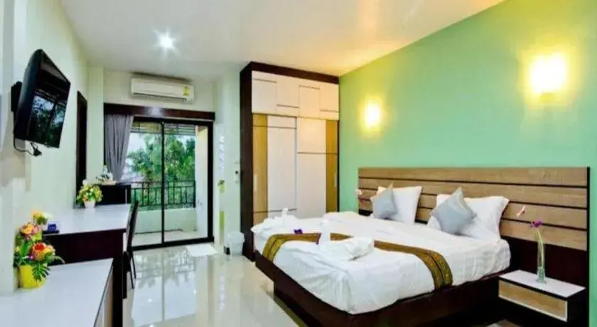 Bed in U-Sabai Park Resort Bed in U-Sabai Park Resort
