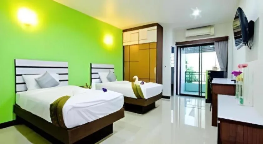 Bed in U-Sabai Park Resort