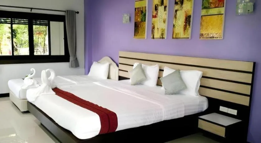 Bed in U-Sabai Park Resort