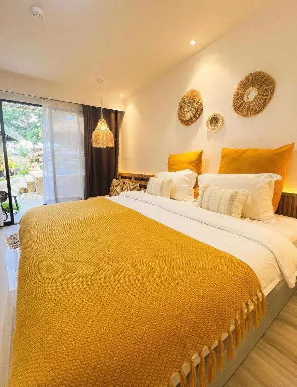 Bed in Keep Diving Resort Bohol