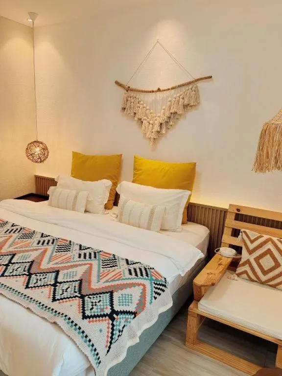 Bed in Keep Diving Resort Bohol