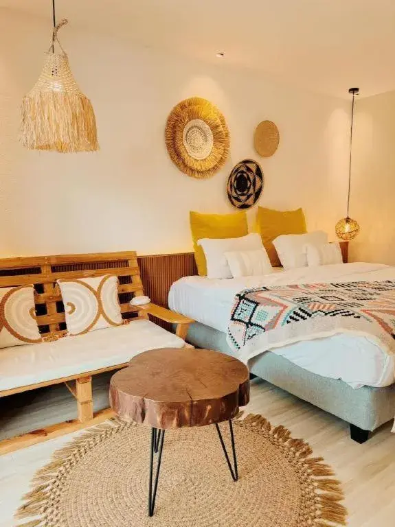 Bed in Keep Diving Resort Bohol Bed in Keep Diving Resort Bohol