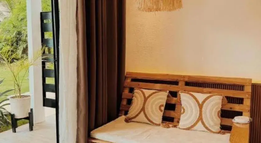 Bed in Keep Diving Resort Bohol Bed in Keep Diving Resort Bohol