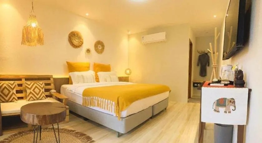 Bed in Keep Diving Resort Bohol