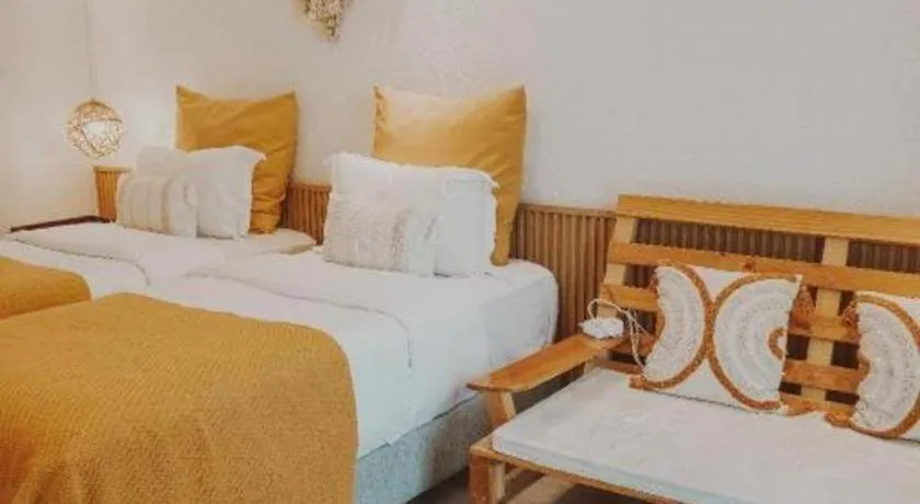 Bed in Keep Diving Resort Bohol