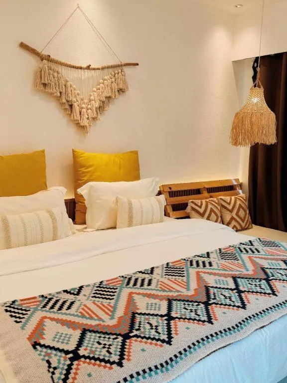 Bed in Keep Diving Resort Bohol