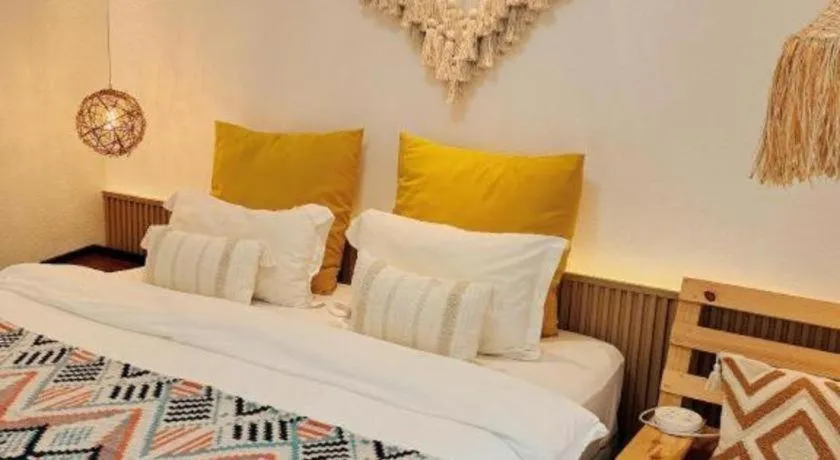 Bed in Keep Diving Resort Bohol