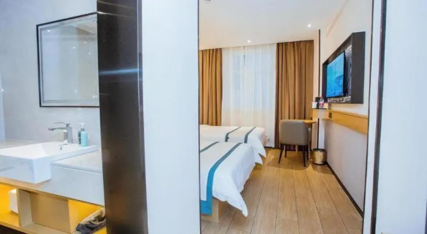 Bed in City Comfort Inn Sanya Sanya Bay Walking Street