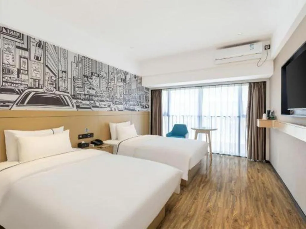 Bed in City Comfort Inn Sanya Sanya Bay Walking Street