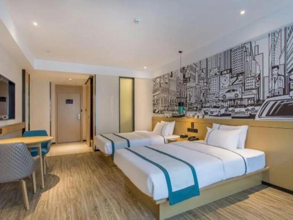 Bed in City Comfort Inn Wuhan Huangpu