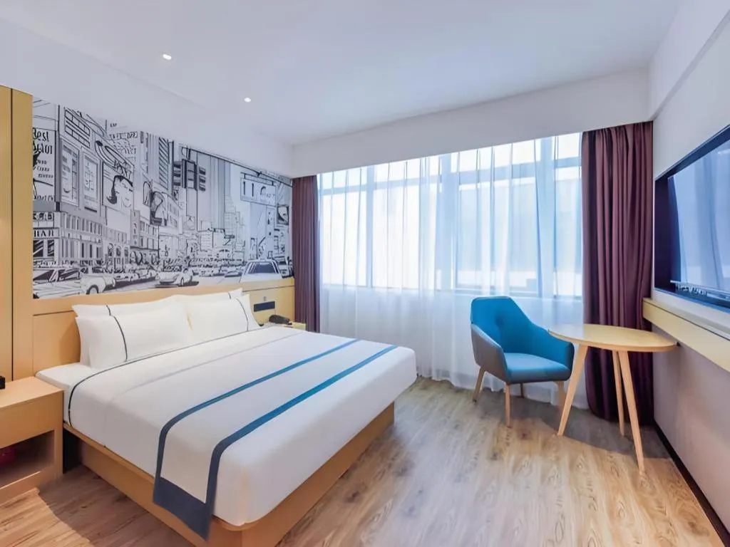 Bed in City Comfort Inn Wuhan Huangpu