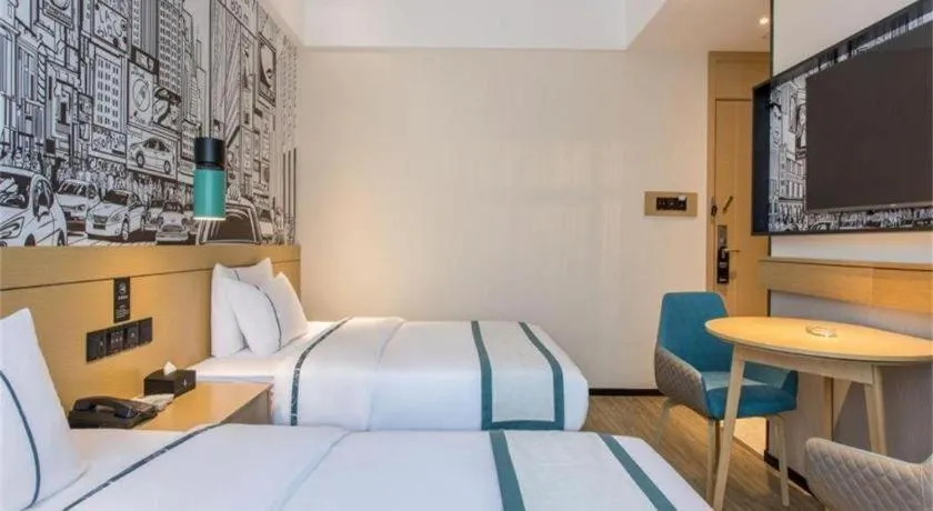 Bed in City Comfort Inn Wuhan Huangpu