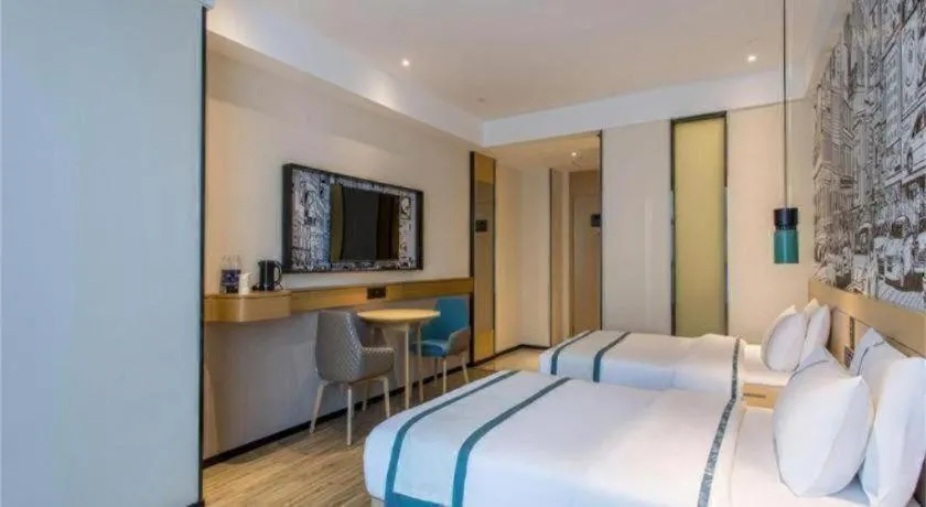 Bed in City Comfort Inn Wuhan Huangpu