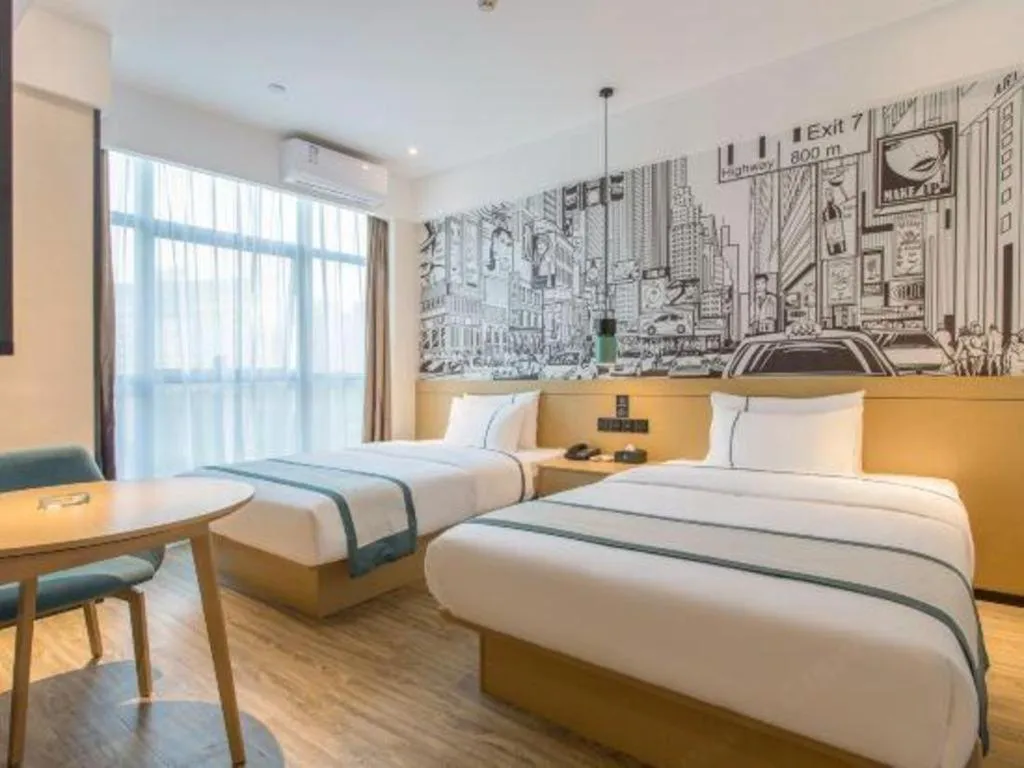 Bed in City Comfort Inn Wuhan Huangpu