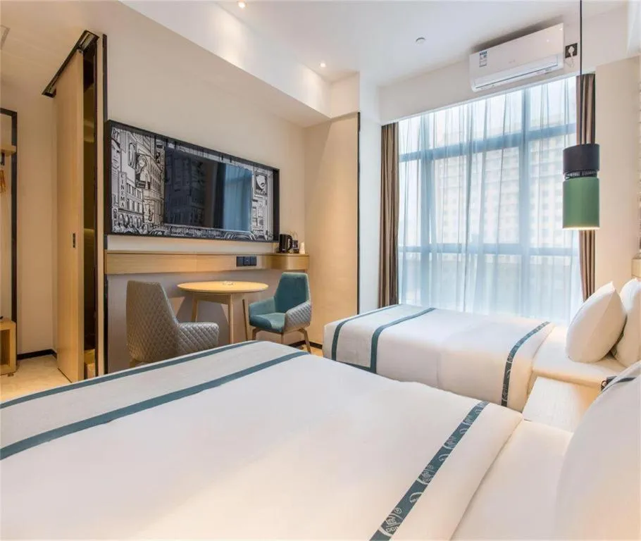 Bed in City Comfort Inn Wuhan Huangpu