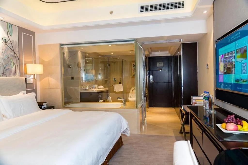 Bed in Noble Jasper Hotel Huizhou