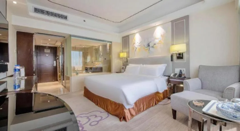 Bed in Noble Jasper Hotel Huizhou