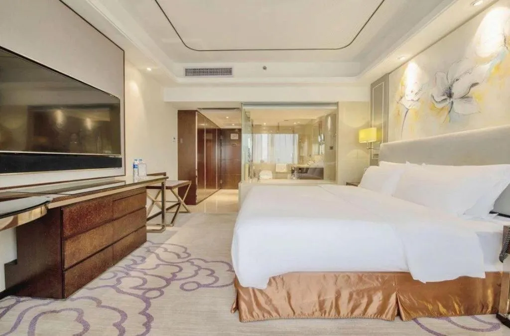 Bed in Noble Jasper Hotel Huizhou