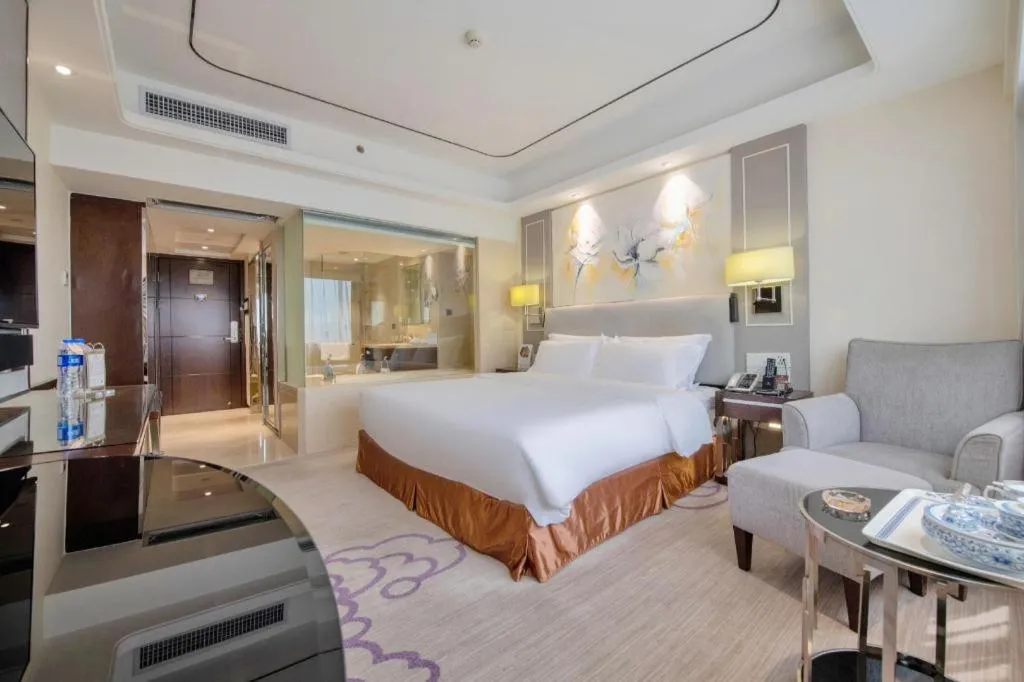 Bed in Noble Jasper Hotel Huizhou