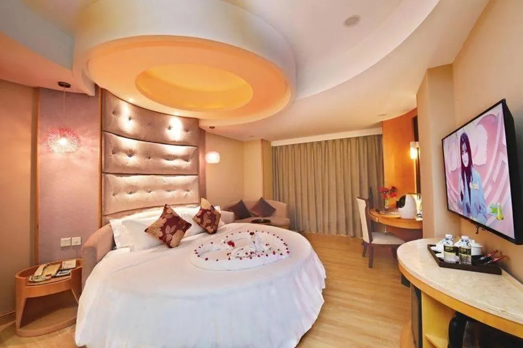 Bed in Yi Yuan Xuan Yu Hotel