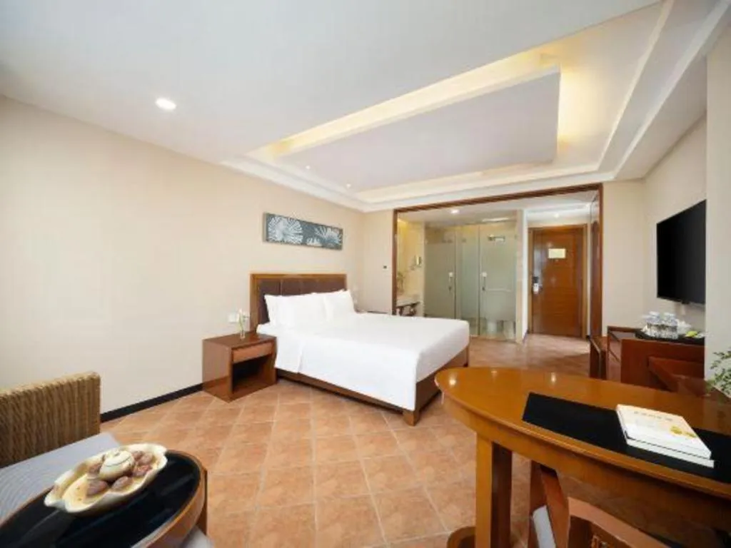 Bed in Yi Yuan Xuan Yu Hotel