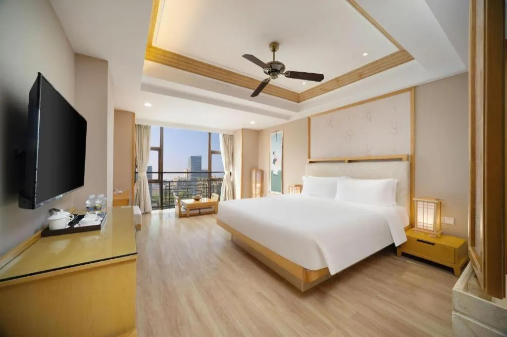 Bed in Yi Yuan Xuan Yu Hotel