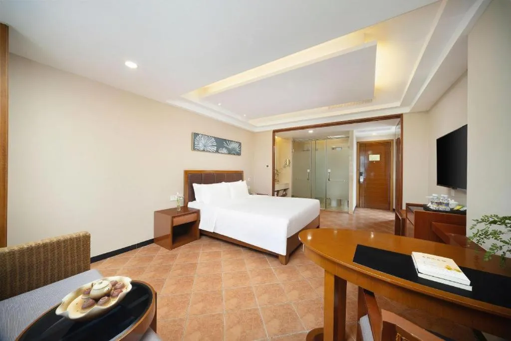 Bed in Yi Yuan Xuan Yu Hotel