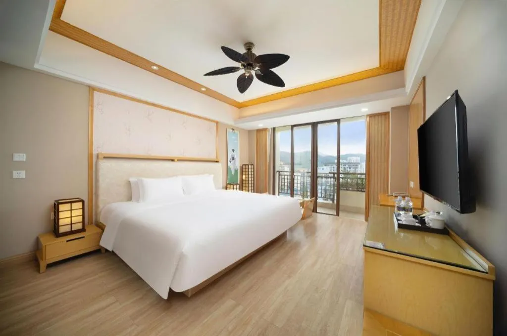 Bed in Yi Yuan Xuan Yu Hotel